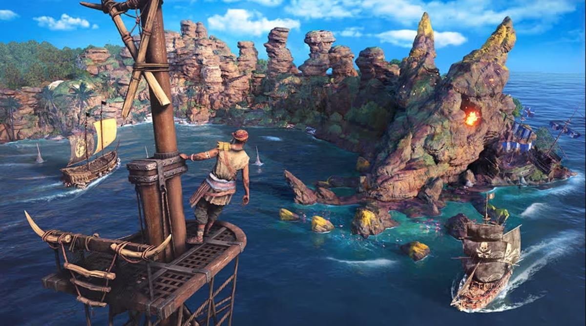 Skull and Bones launches on February 16 on Epic Games, Xbox Series X\S, and PlayStation 5.